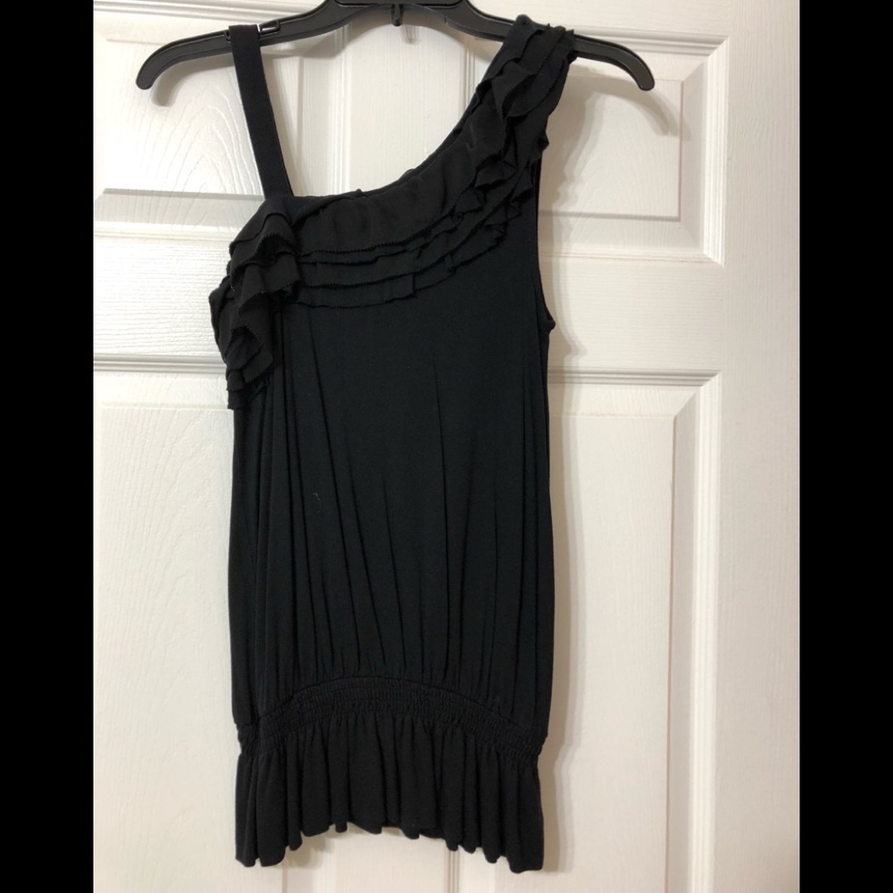 Black tank top